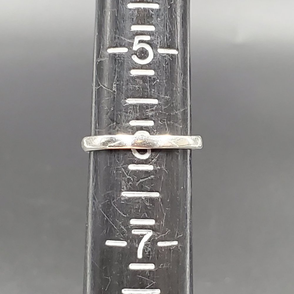 Size 6 Sterling Silver Double Dolphin Band Ring - Picture 3 of 5